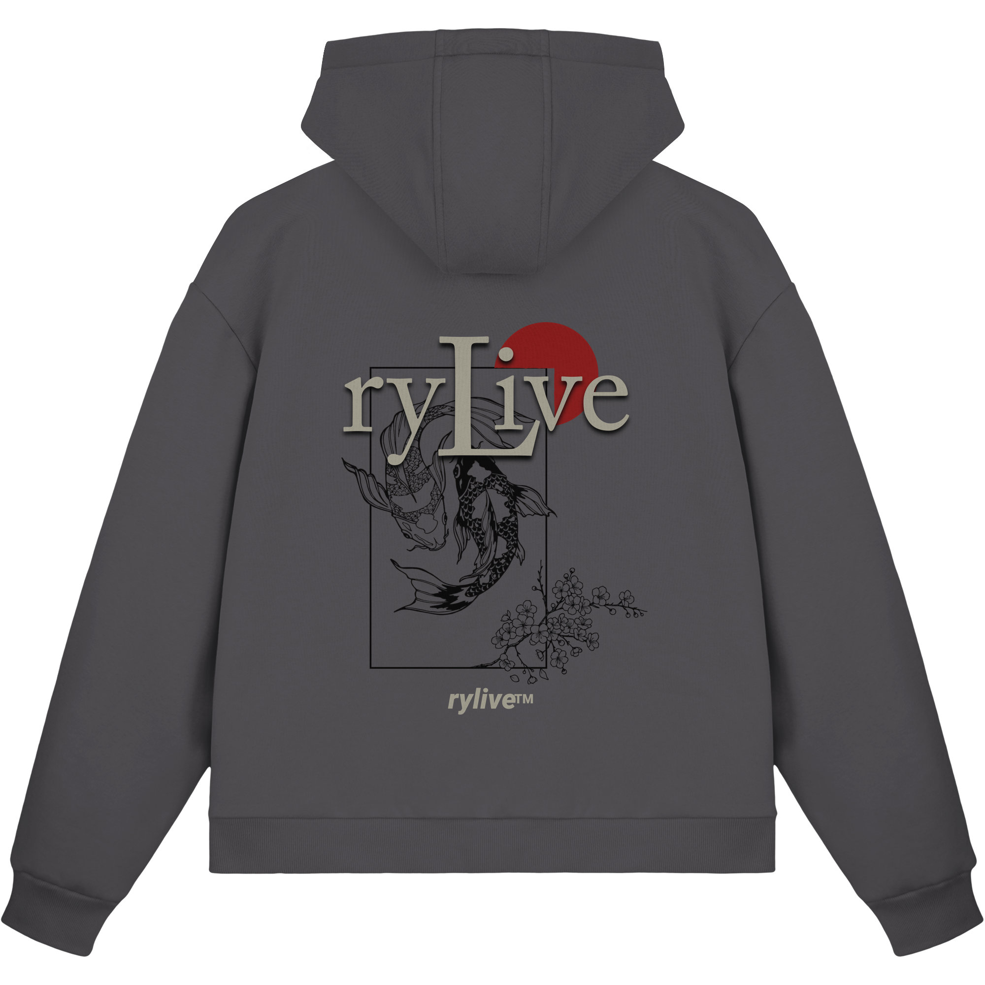 rylive Unisex Boxcut zipper // Koi