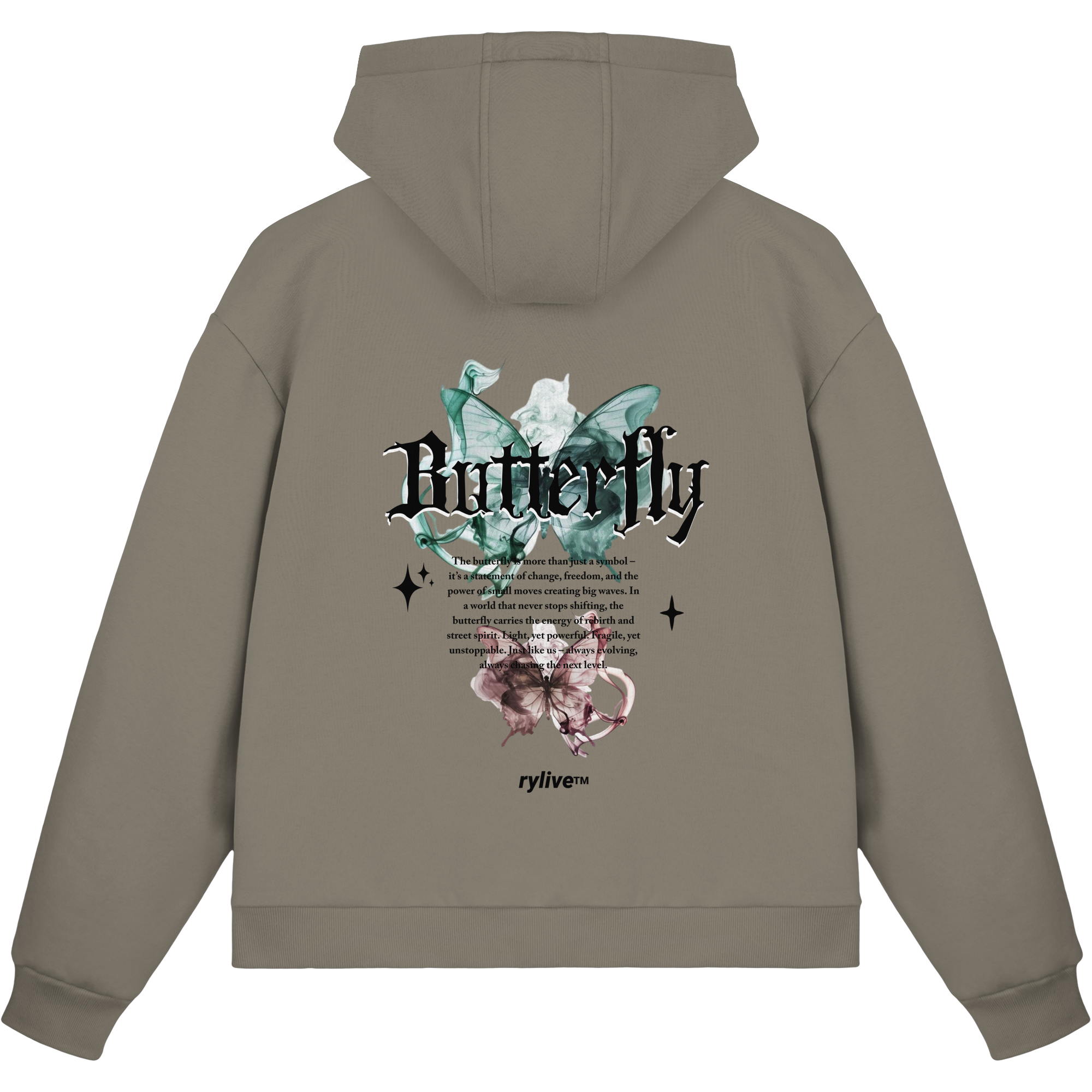 rylive Unisex Boxcut Zipper // Butterfly