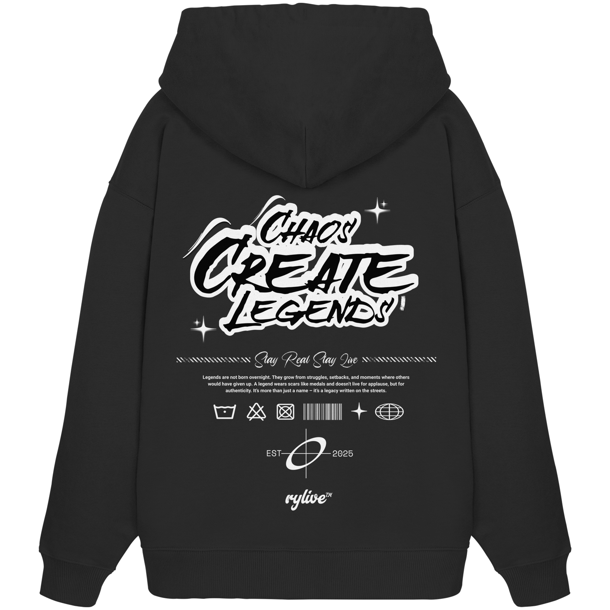 rylive Unisex Oversized Hoodie // Legend