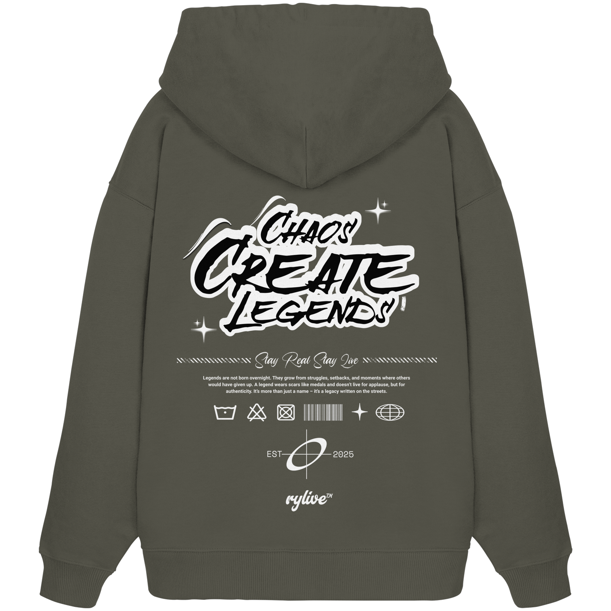 rylive Unisex Oversized Hoodie // Legend