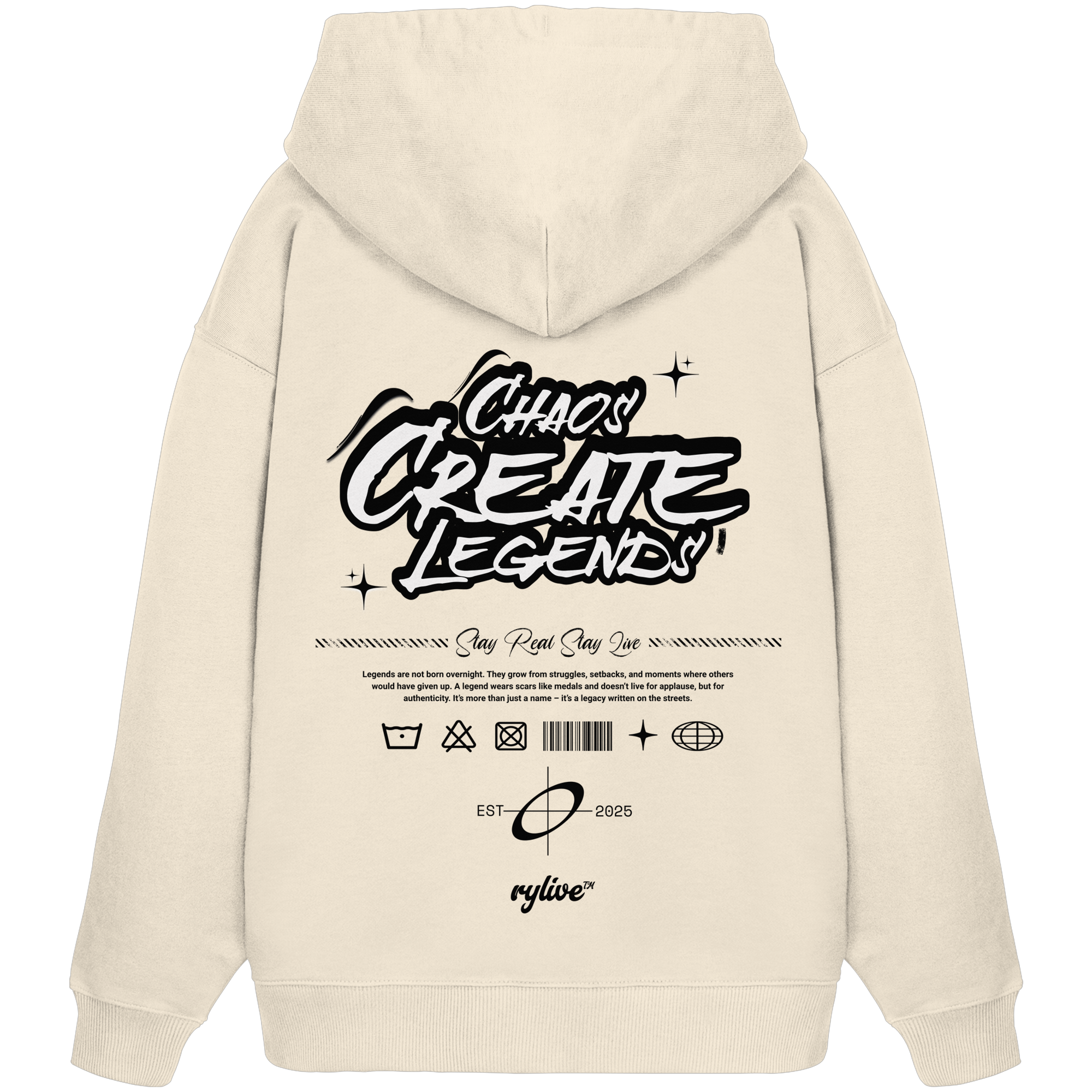 rylive Unisex Oversized Hoodie  // Legend