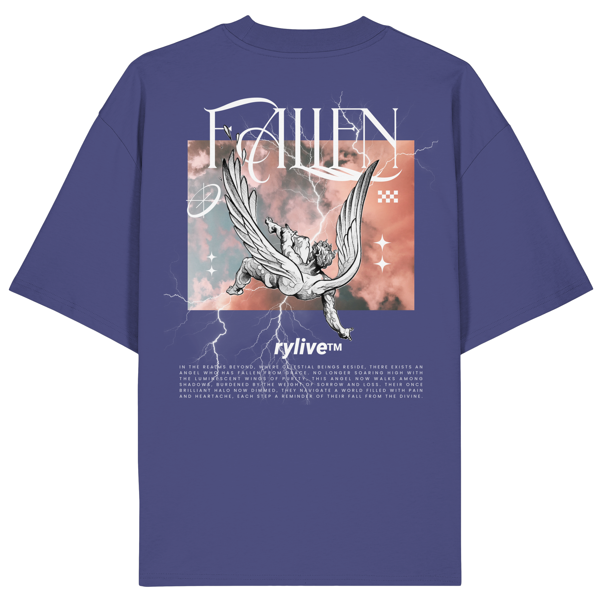 rylive Unisex Oversized T-Shirt // Fallen Angel