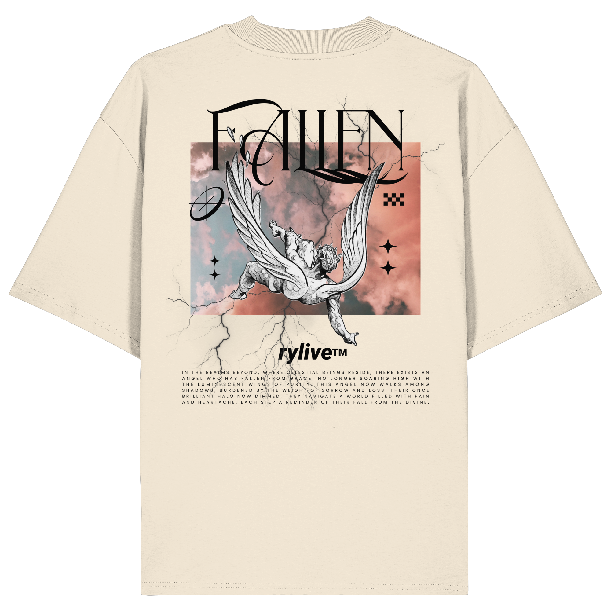 rylive Unisex Oversize T-Shirt // Fallen Angel