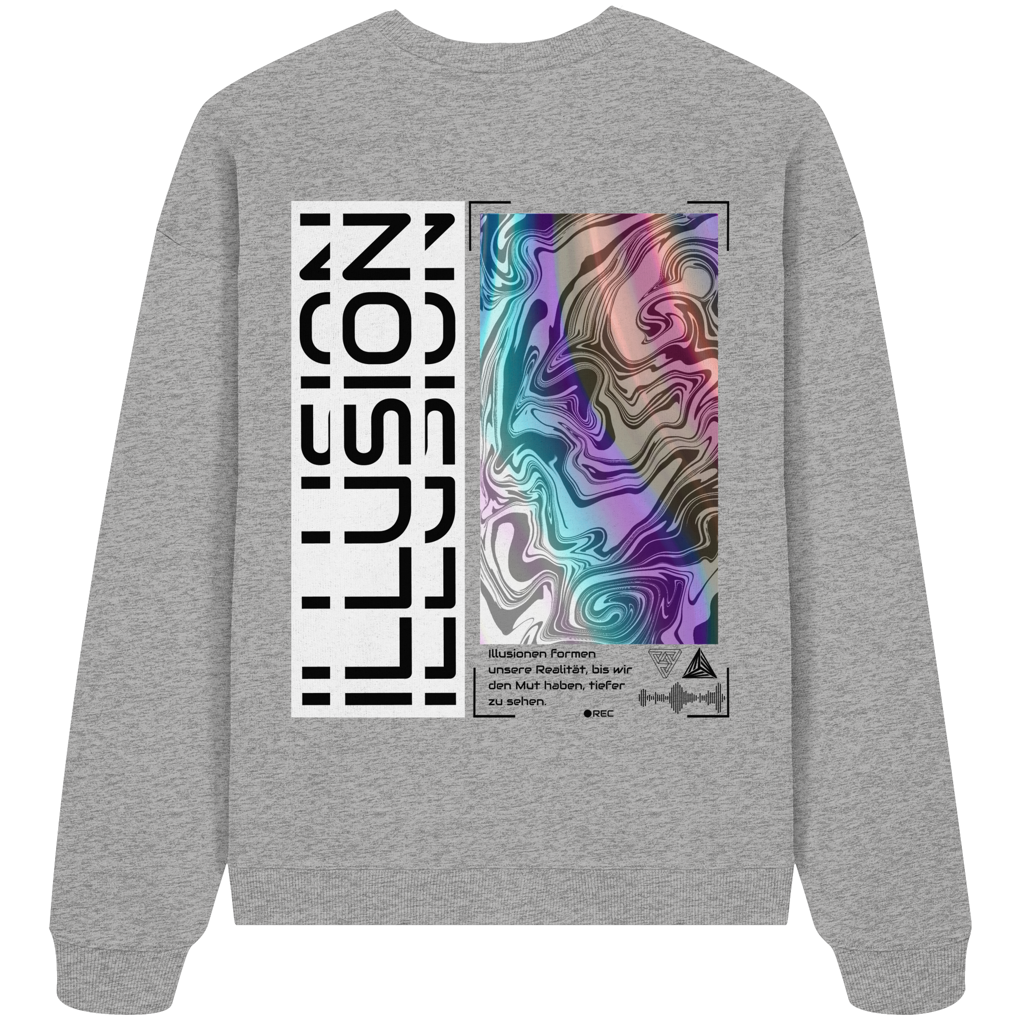 rylive Unisex Oversized Sweatshirt // Illusion
