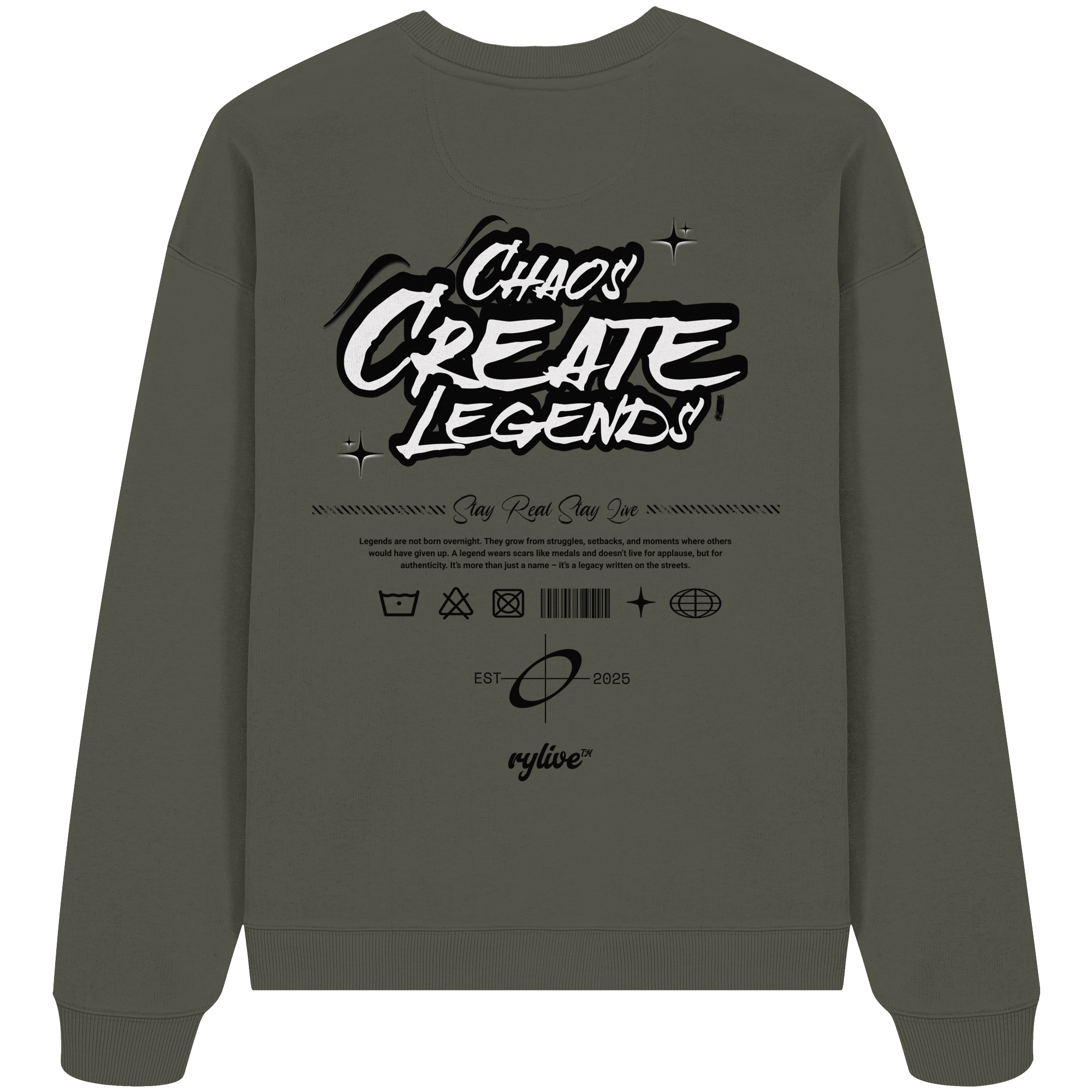 rylive Unisex Oversized Sweatshirt  // Legend