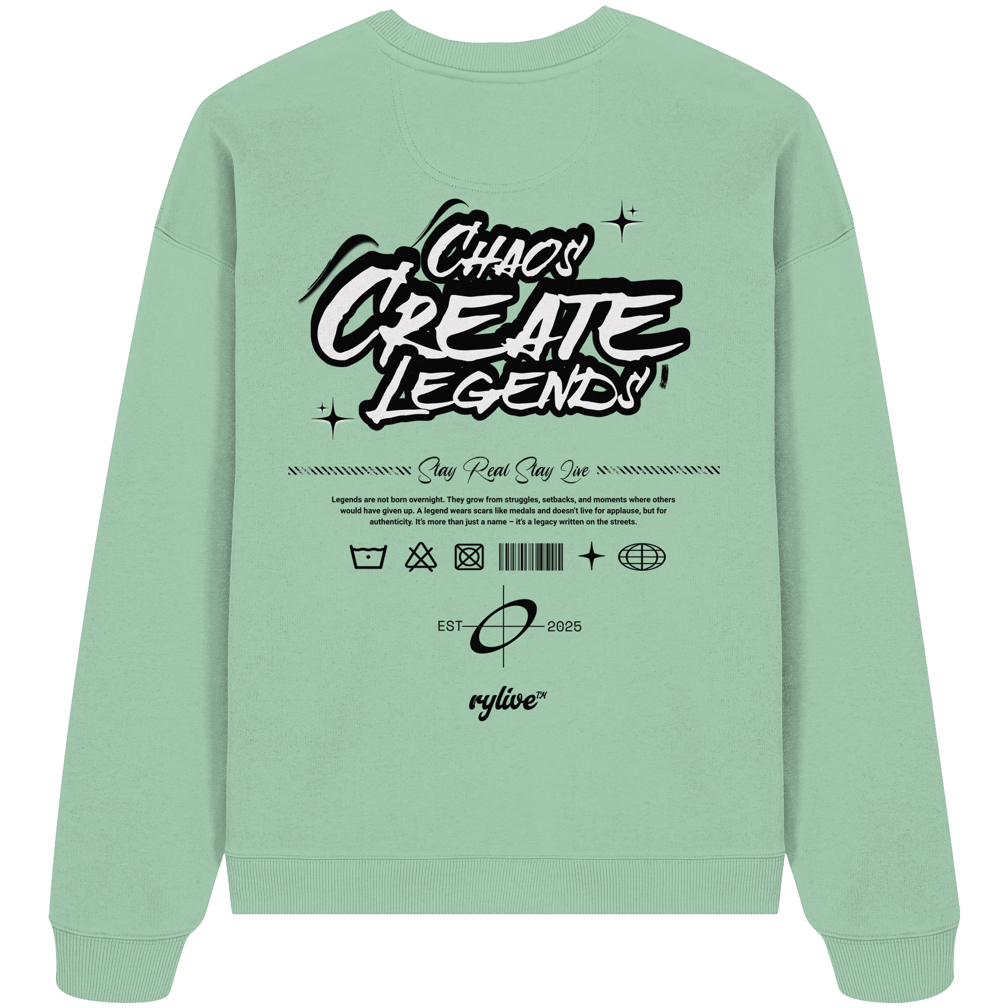 rylive Unisex Oversized Sweatshirt  // Legend