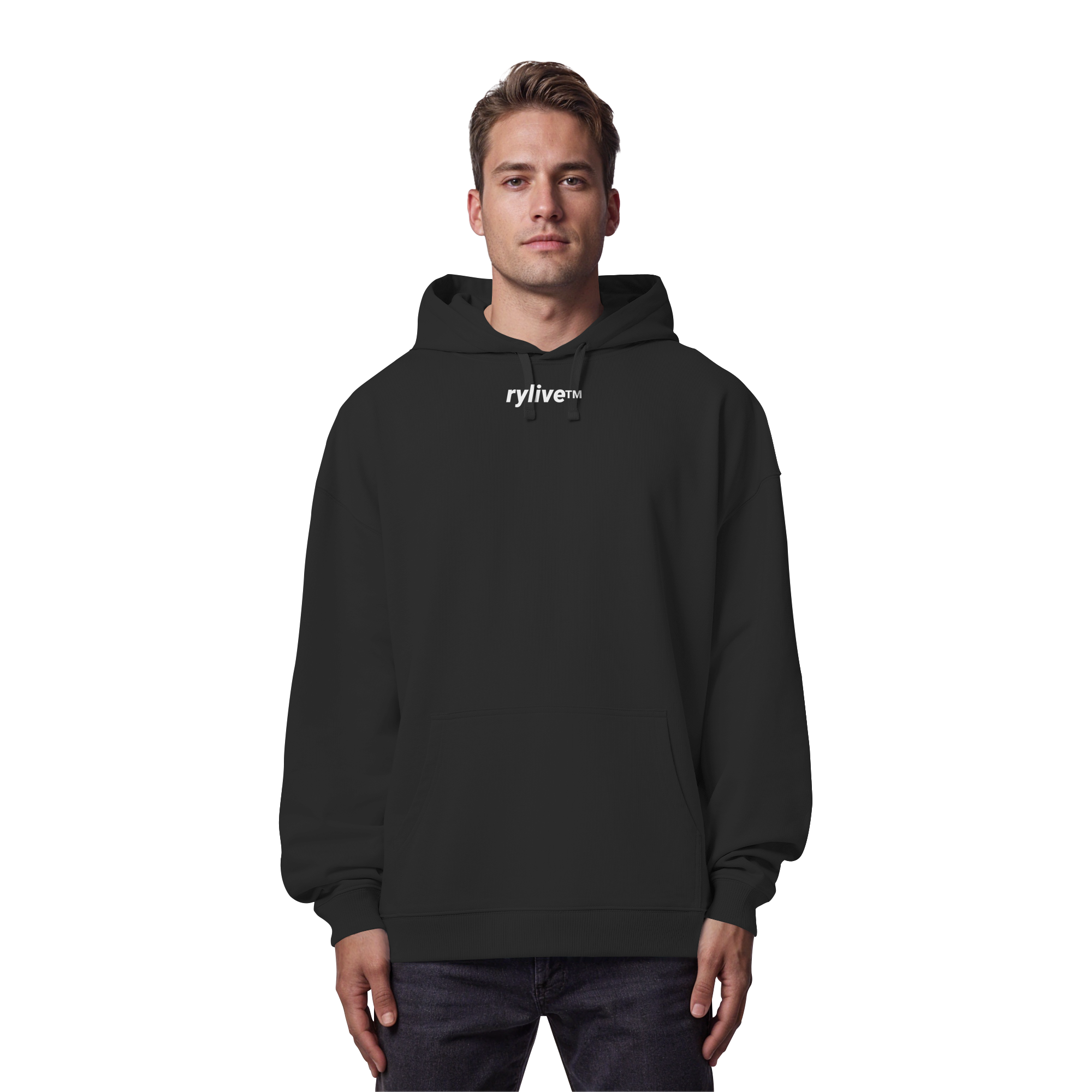 rylive Unisex Oversize Hoodie // Heart Flower