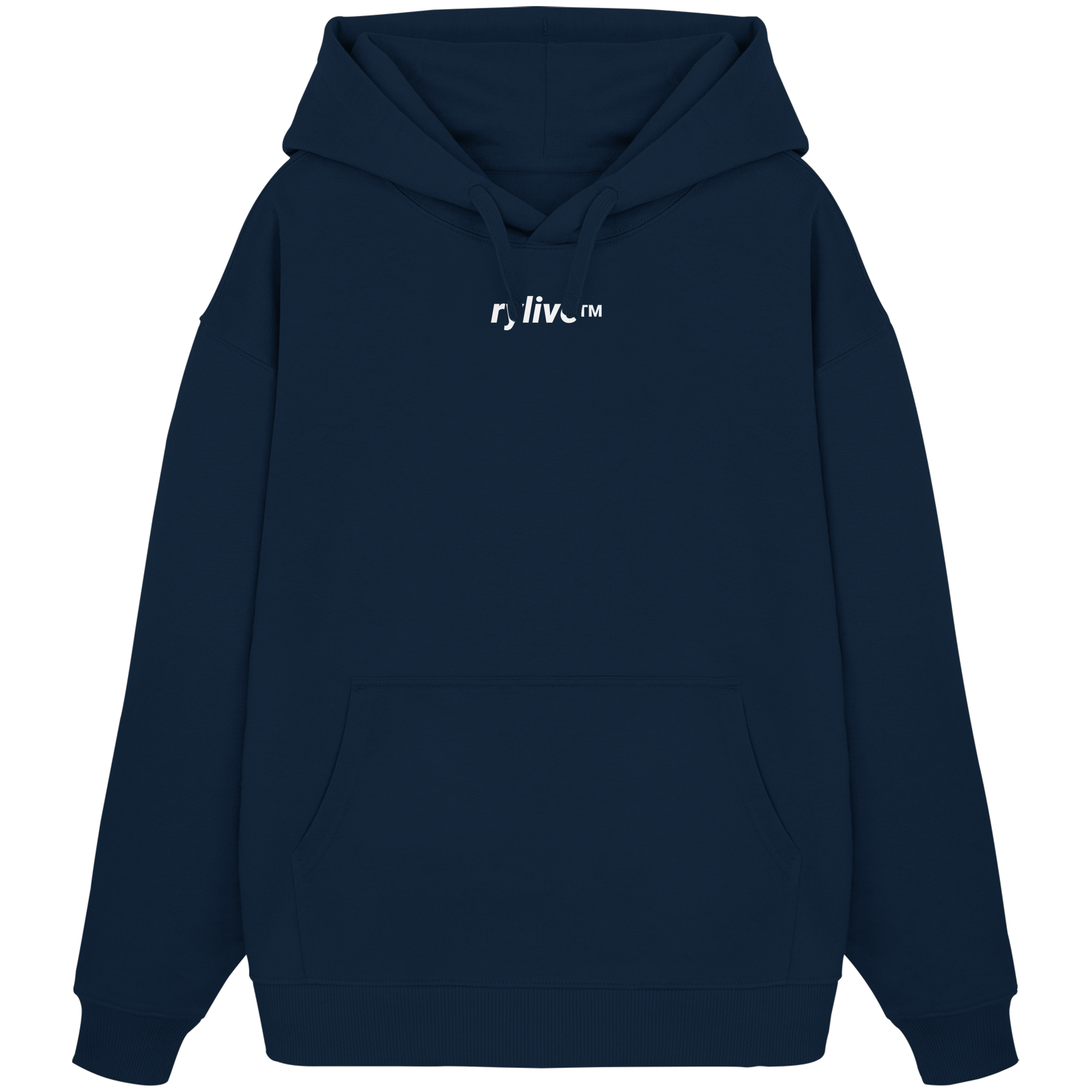 rylive Unisex Oversized Hoodie // Stay real Stay live