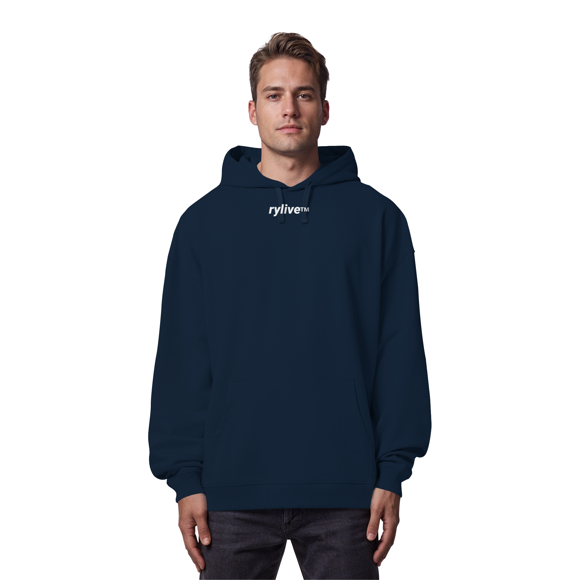 rylive Unisex Oversize Hoodie // Heart Flower
