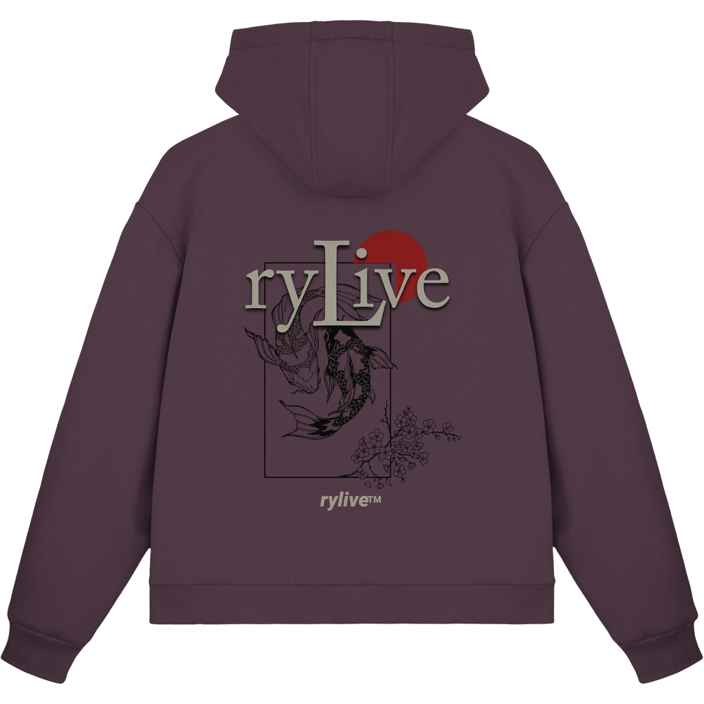 rylive Unisex Boxcut zipper // Koi
