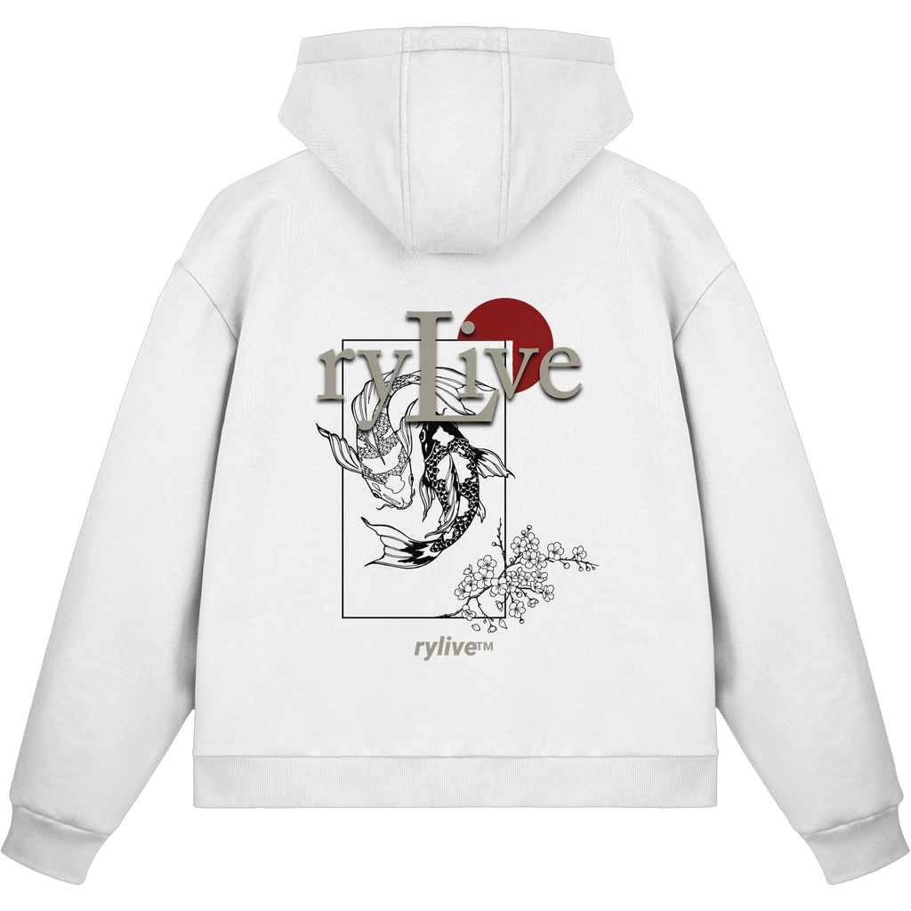 rylive Unisex Boxcut zipper // Koi