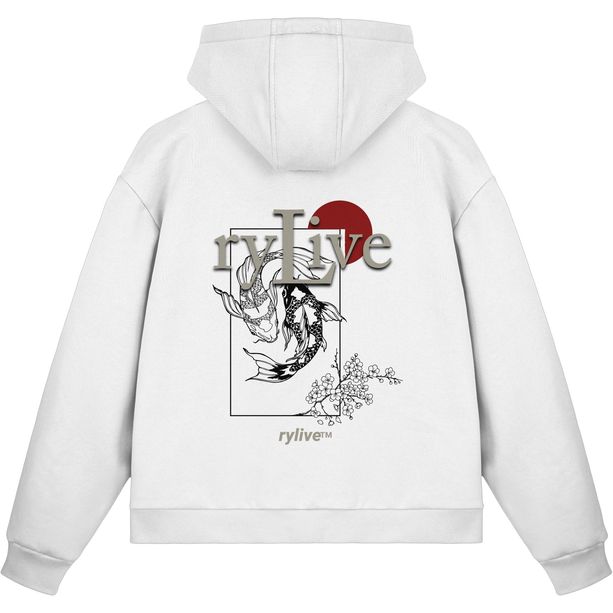 rylive Unisex Boxcut zipper // Koi