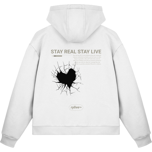 rylive Boxcut Zipper // Stay real Stay live