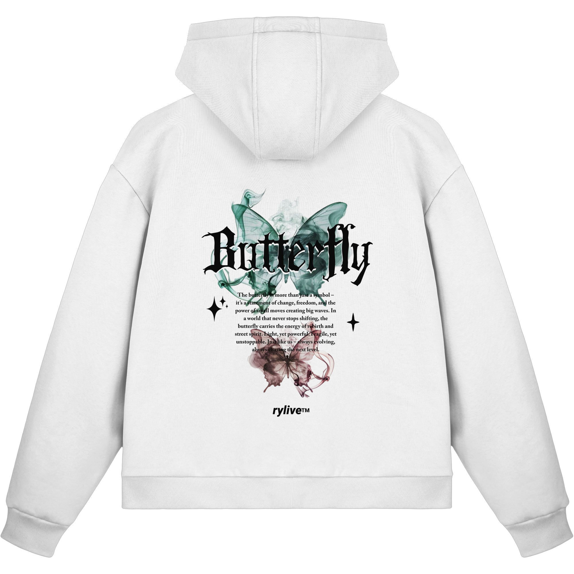 rylive Unisex Boxcut Zipper // Butterfly