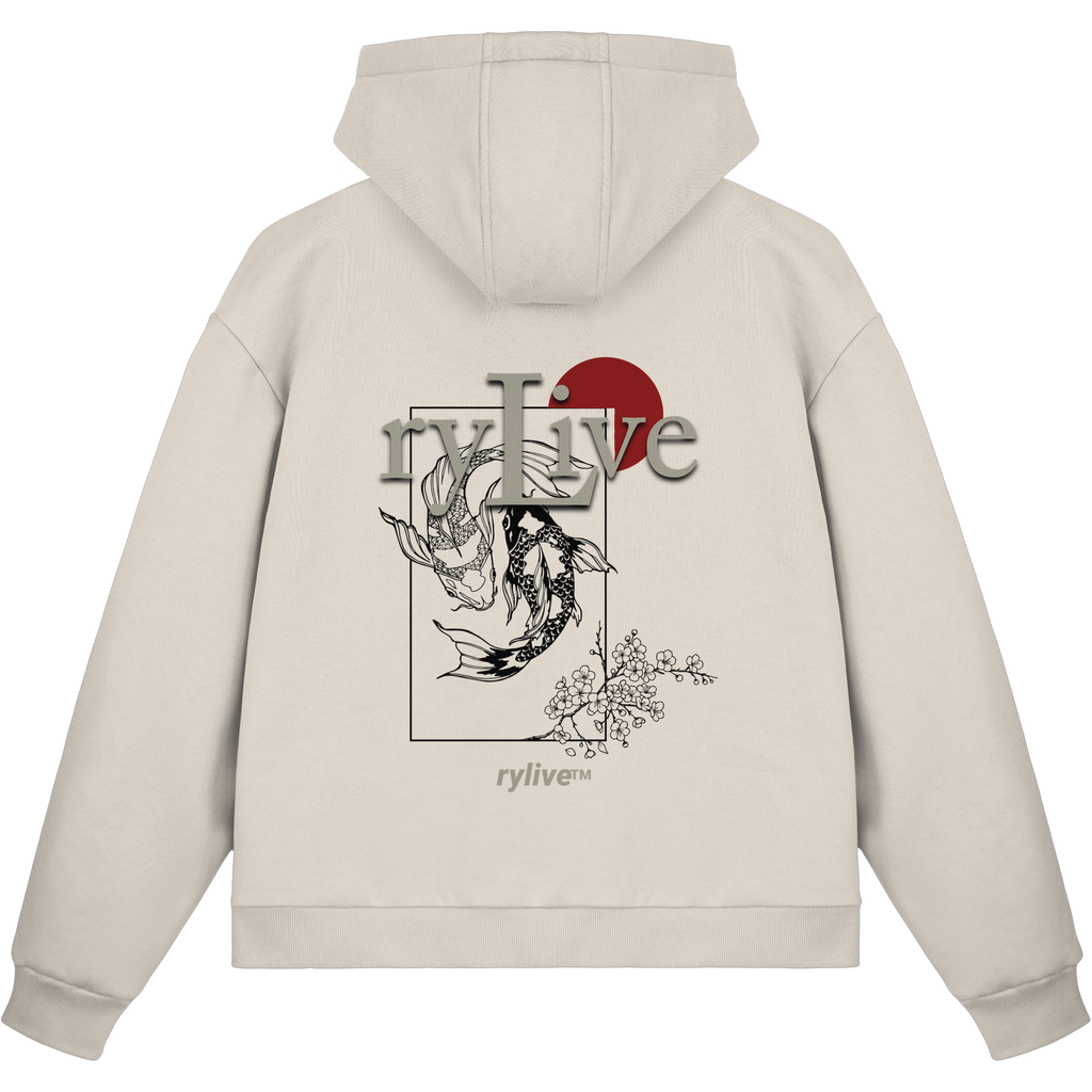 rylive Unisex Boxcut zipper // Koi