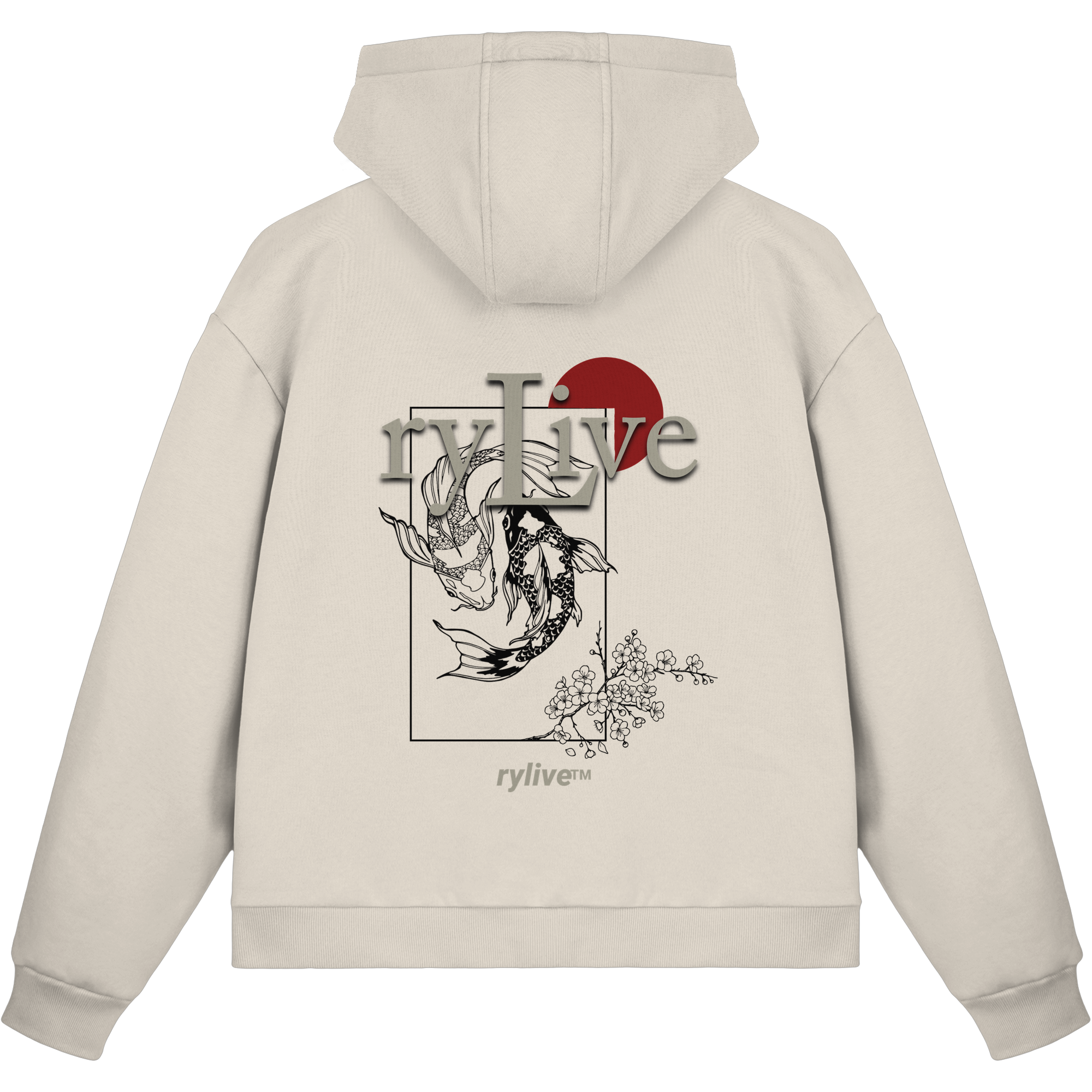 rylive Unisex Boxcut zipper // Koi