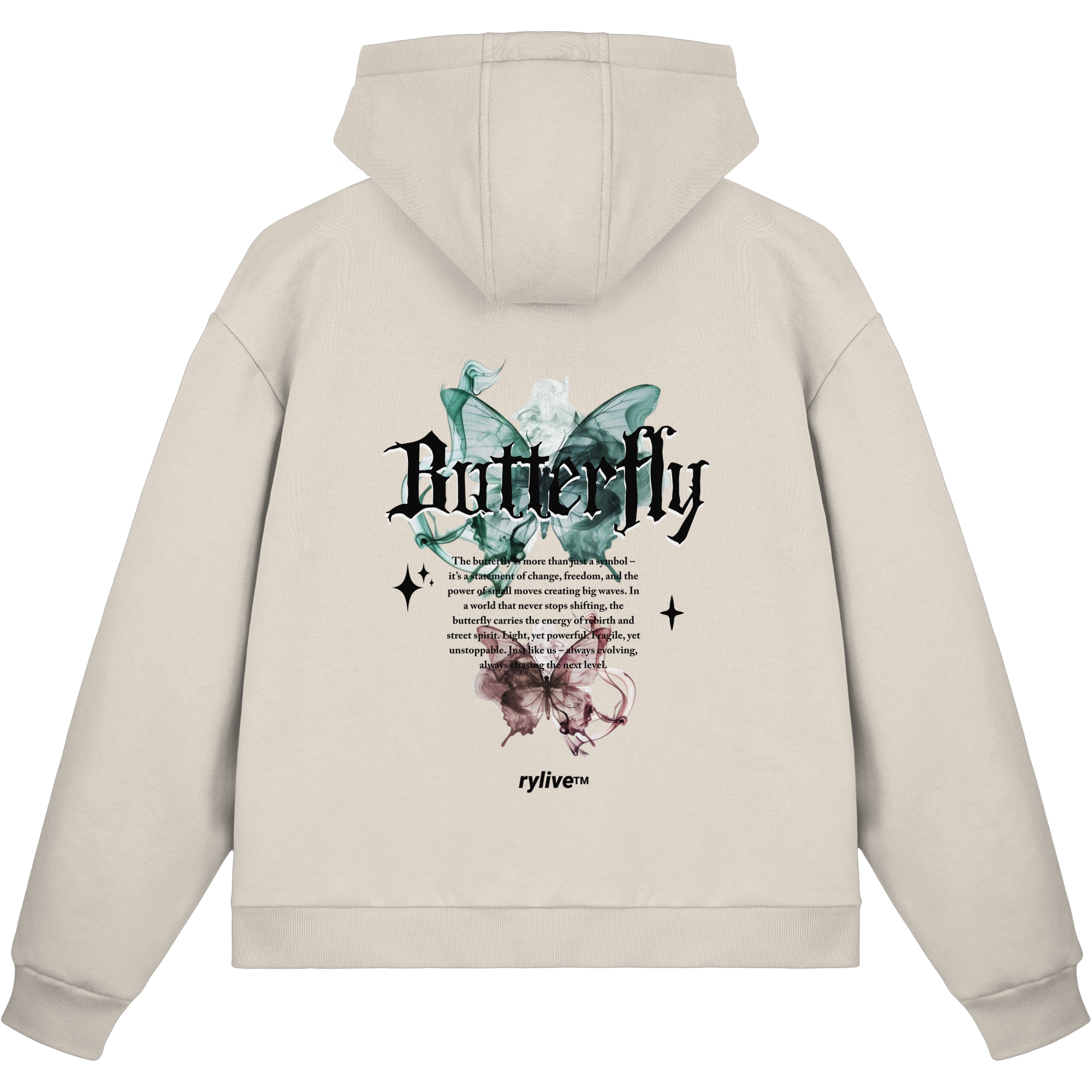 rylive Unisex Boxcut Zipper // Butterfly