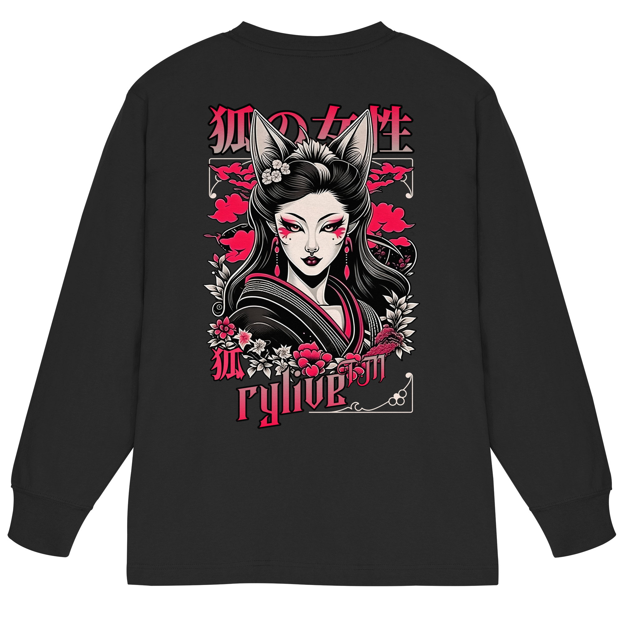 rylive Unisex Oversized Sweatshirt // Kitsune