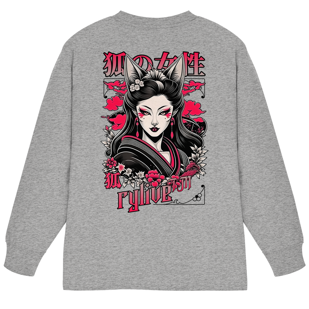 rylive Unisex Oversized Sweatshirt // Kitsune