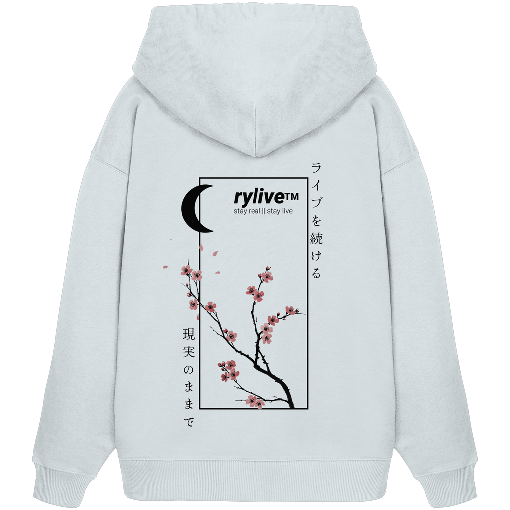 rylive Unisex Oversized Hoodie // Cherry Blossom