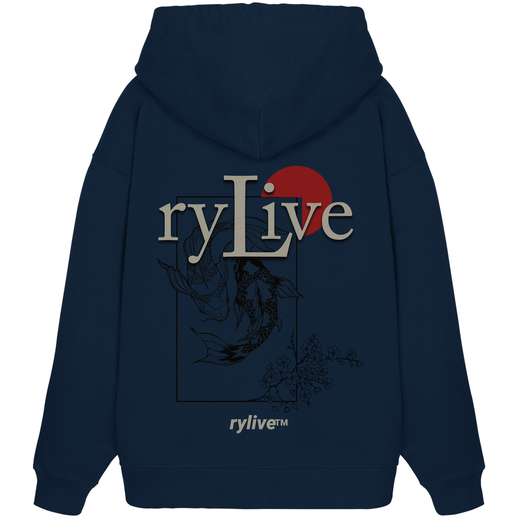 rylive Unisex Oversized Hoodie // Koi