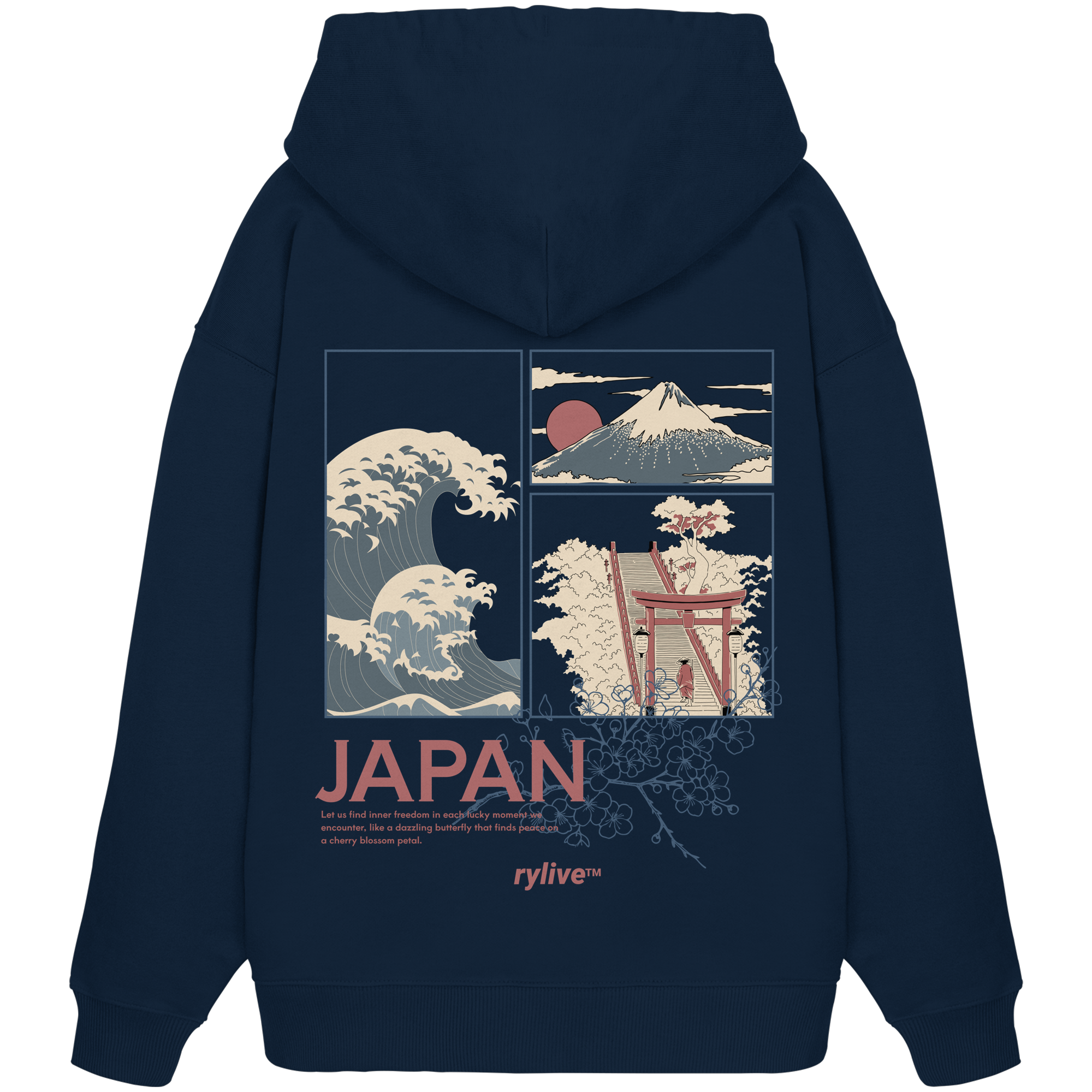 rylive Unisex Oversized Hoodie // Japan