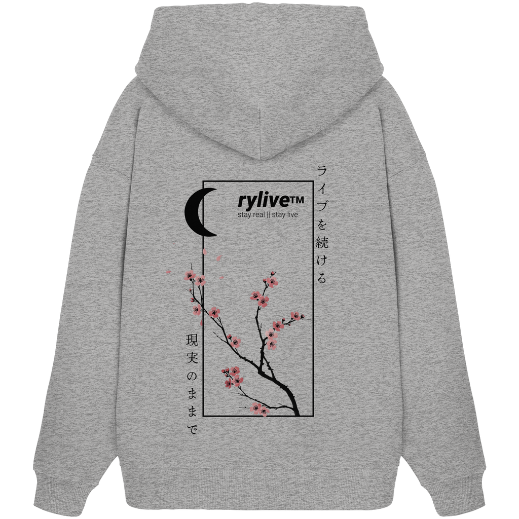 rylive Unisex Oversized Hoodie // Cherry Blossom