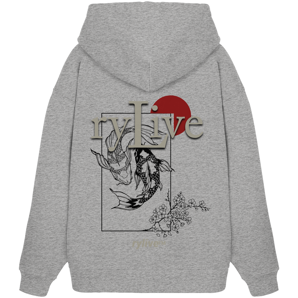 rylive Unisex Oversized Hoodie // Koi