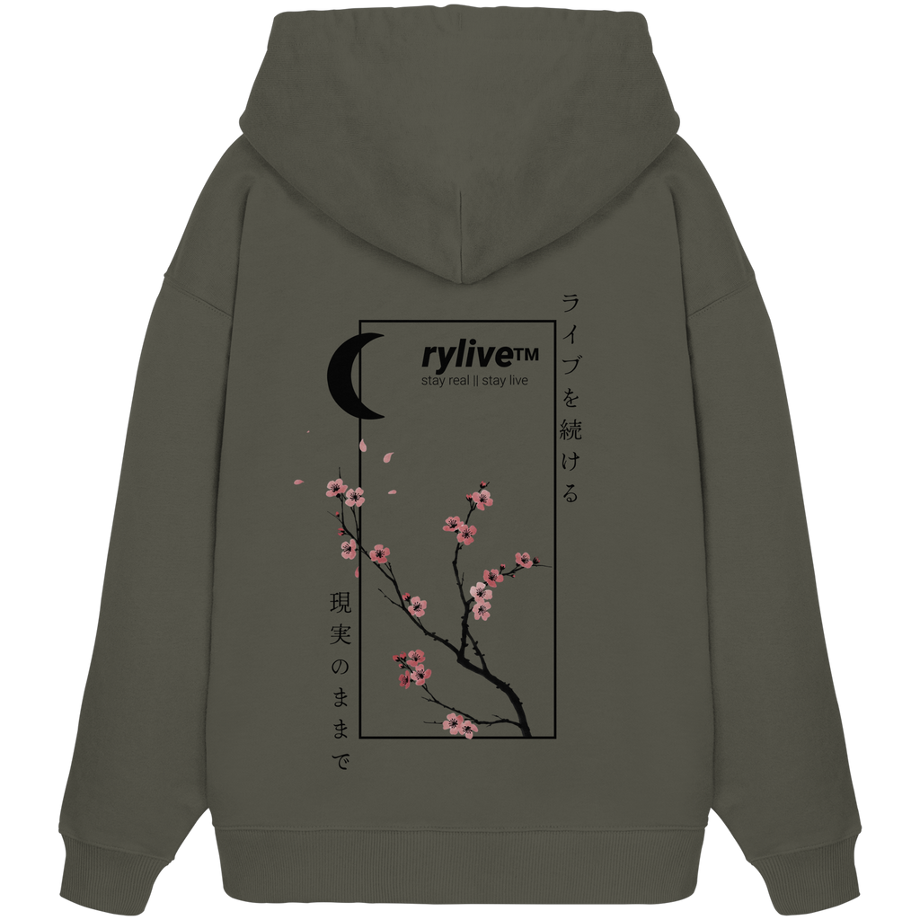 rylive Unisex Oversized Hoodie // Cherry Blossom