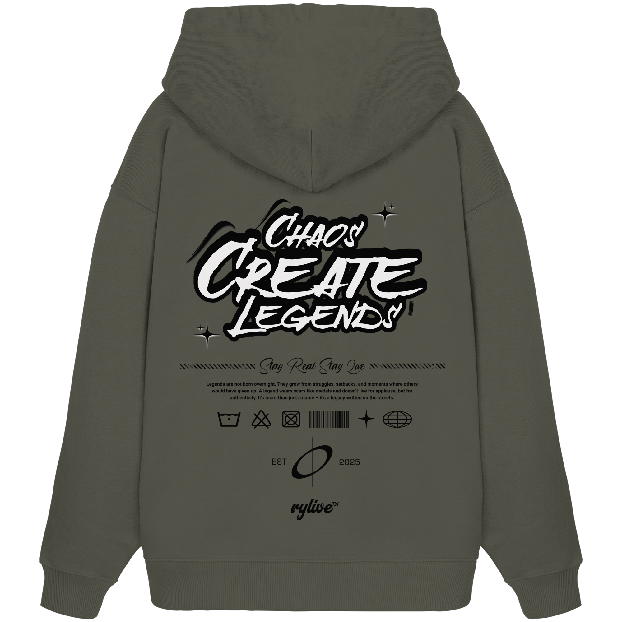 rylive Unisex Oversized Hoodie  // Legend