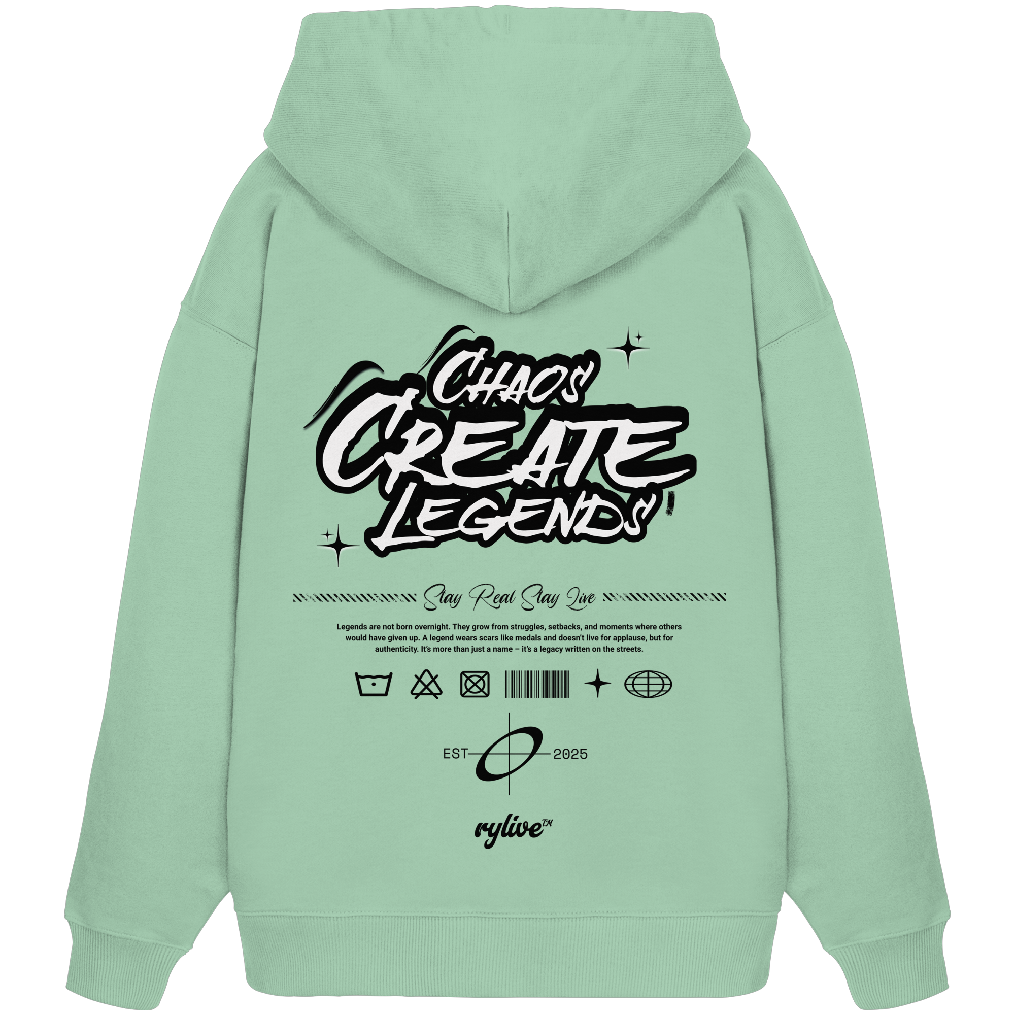 rylive Unisex Oversized Hoodie  // Legend