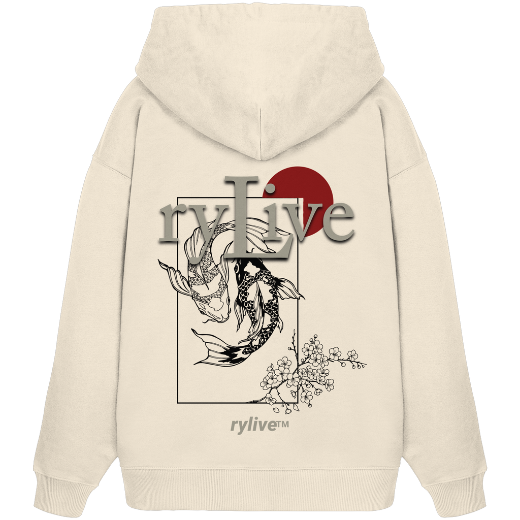 rylive Unisex Oversized Hoodie // Koi