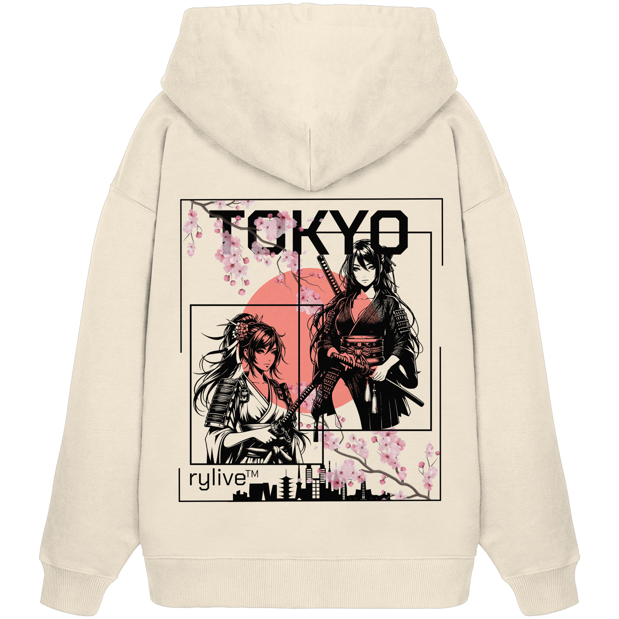rylive Unisex Oversized Hoodie // Tokyo