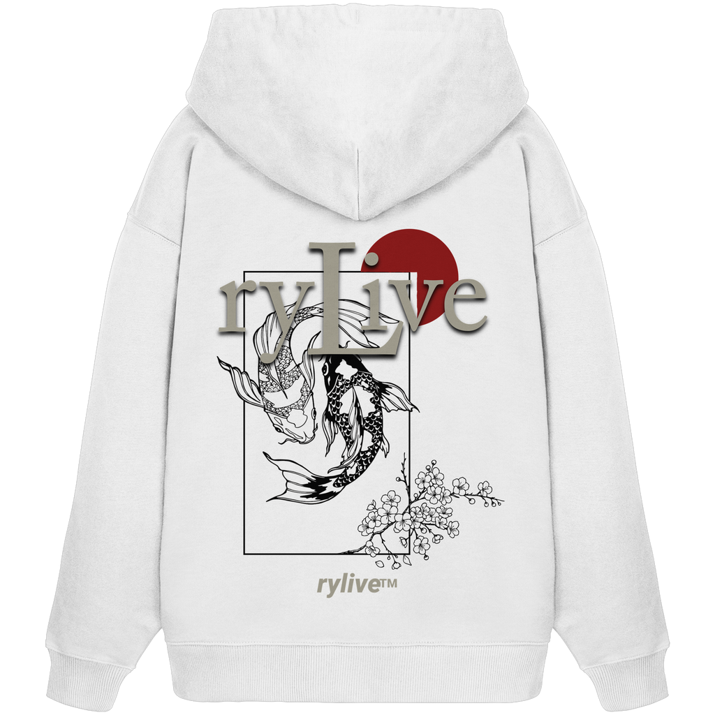 rylive Unisex Oversized Hoodie // Koi