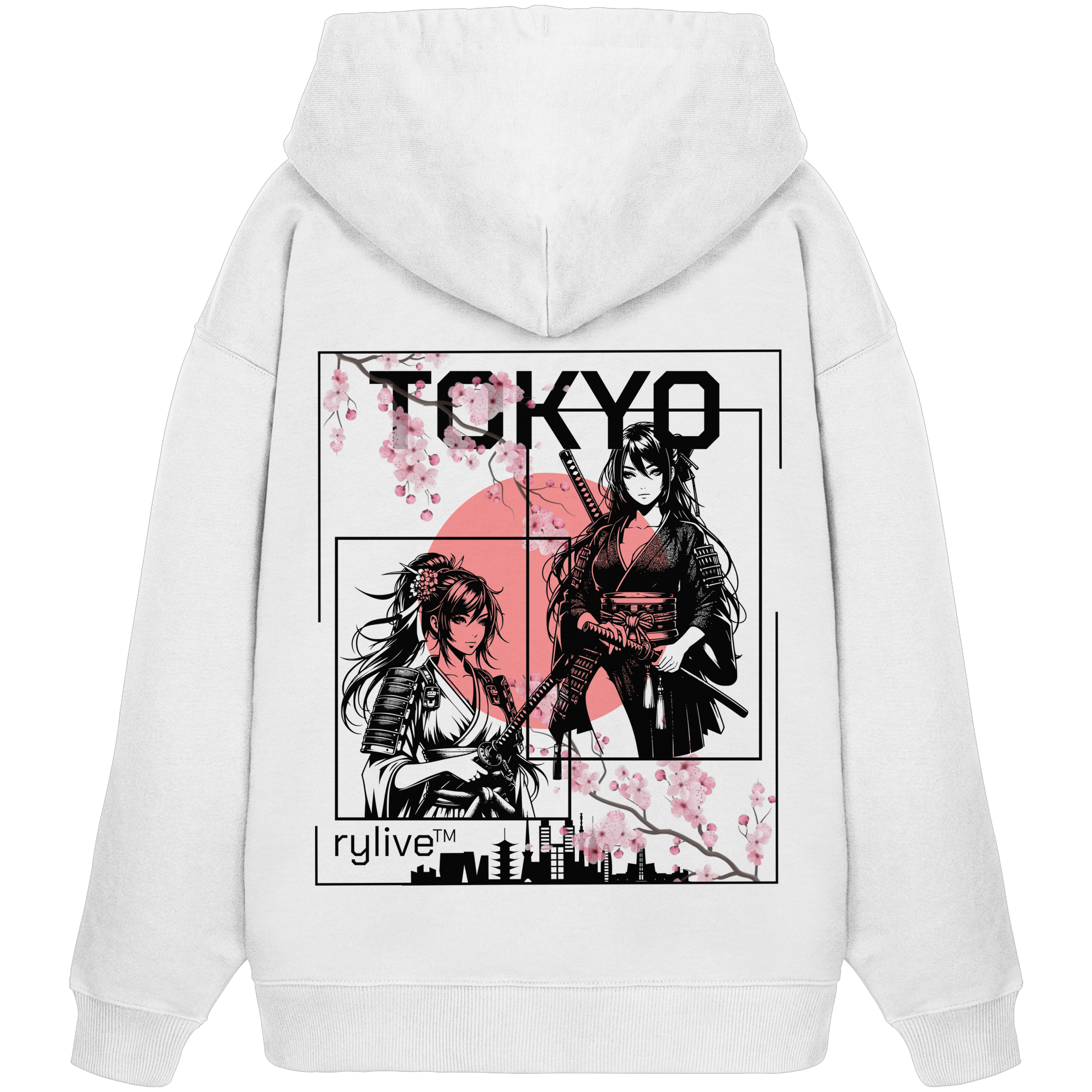 rylive Unisex Oversized Hoodie // Tokyo