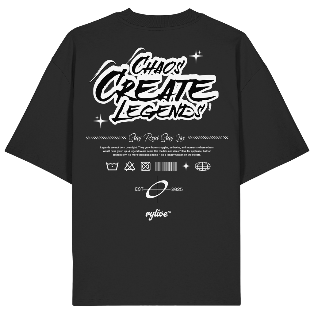 rylive Unisex Oversized T-Shirt // Legend