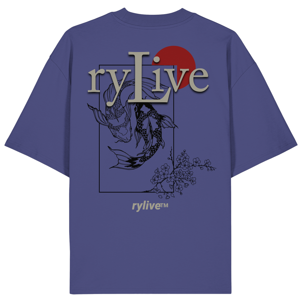rylive Unisex Oversized T-Shirt // Koi