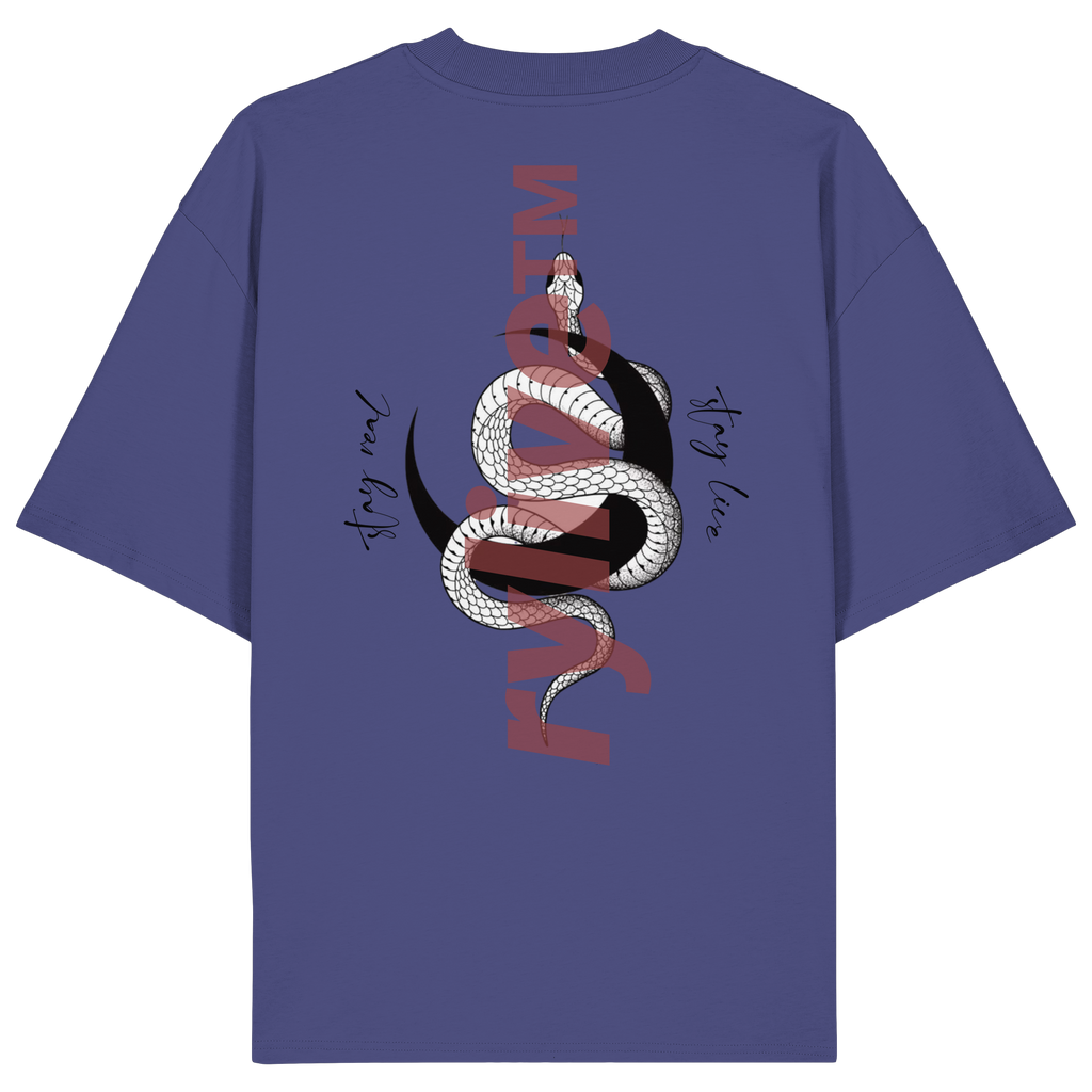 rylive Unisex Oversized T-Shirt // Snake