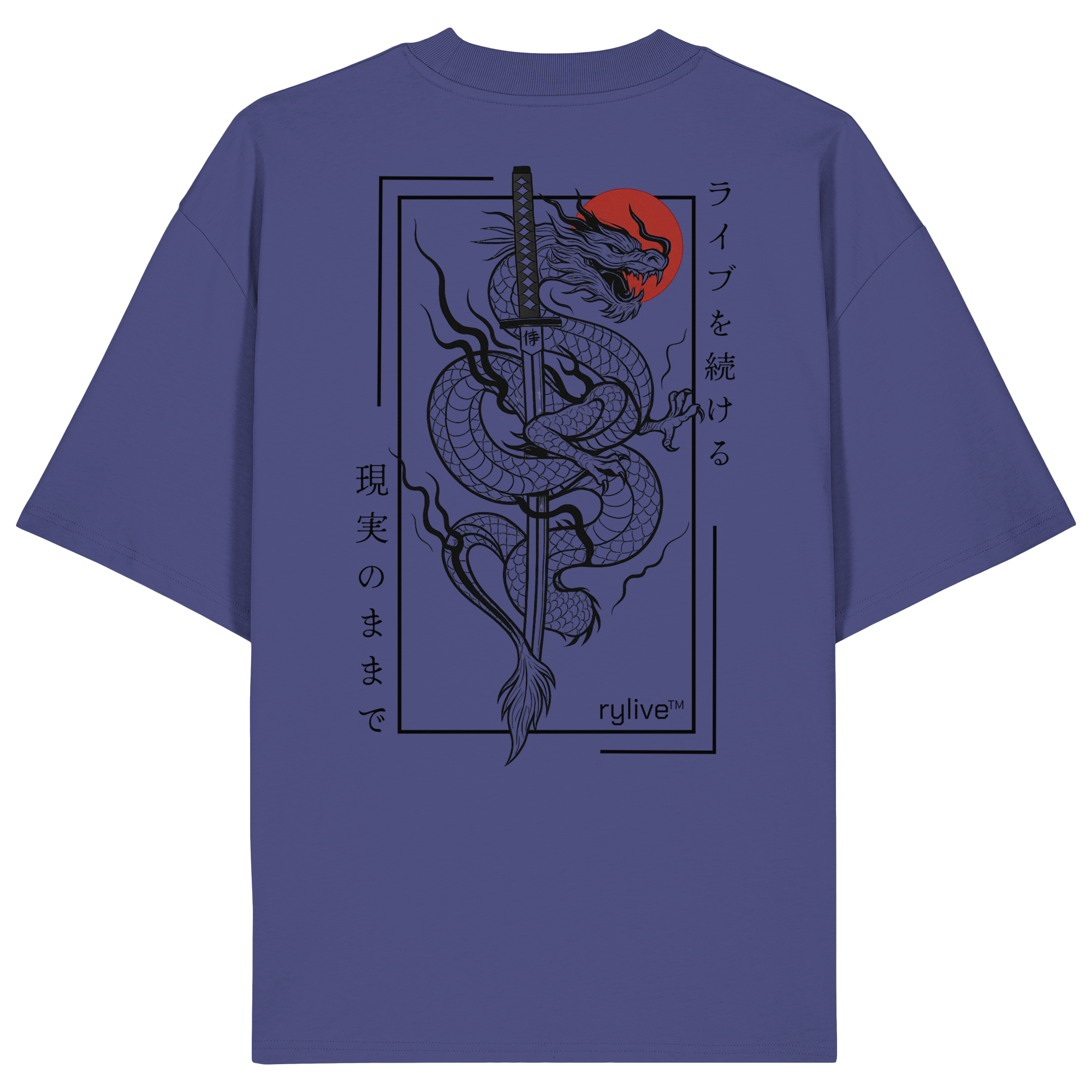 rylive Unisex Oversized T-Shirt // Dragon