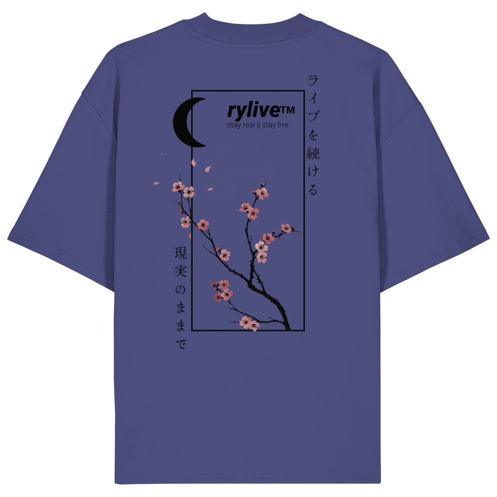 rylive Unisex Oversized T-Shirt // Cherry Blossom