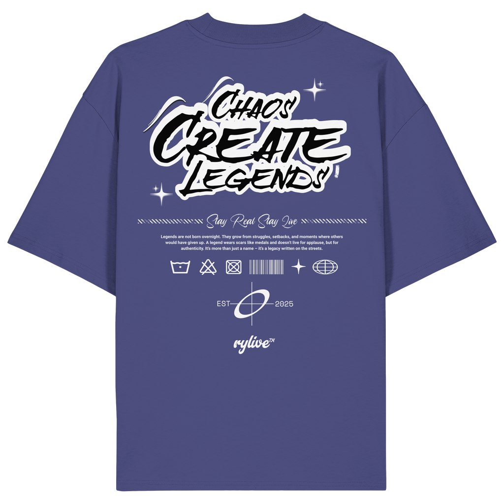 rylive Unisex Oversized T-Shirt // Legend