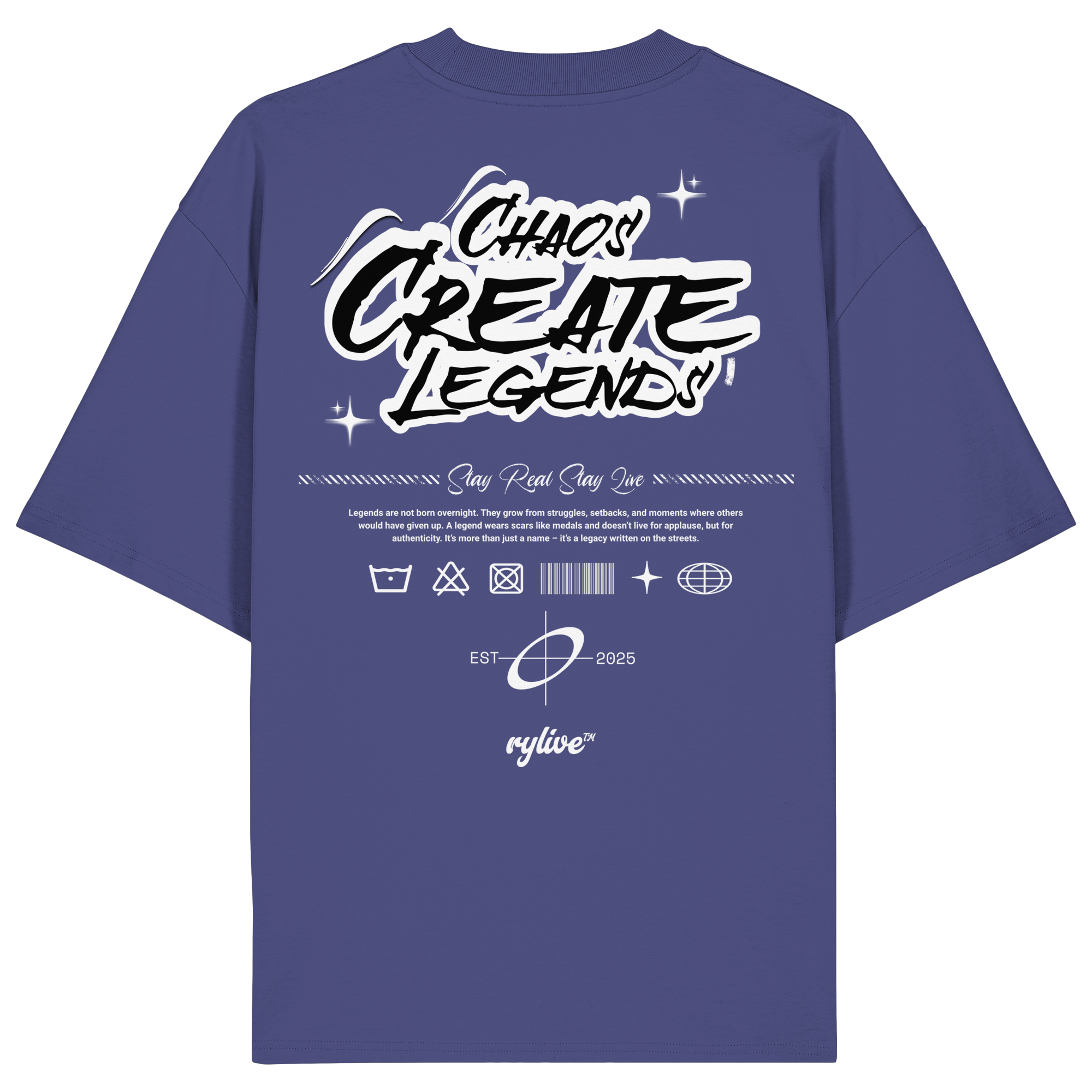 rylive Unisex Oversized T-Shirt // Legend