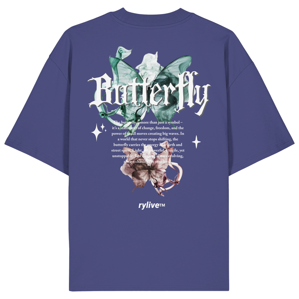 rylive Unisex Oversized T-Shirt // Butterfly