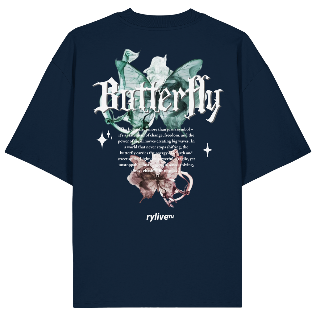 rylive Unisex Oversized T-Shirt // Butterfly