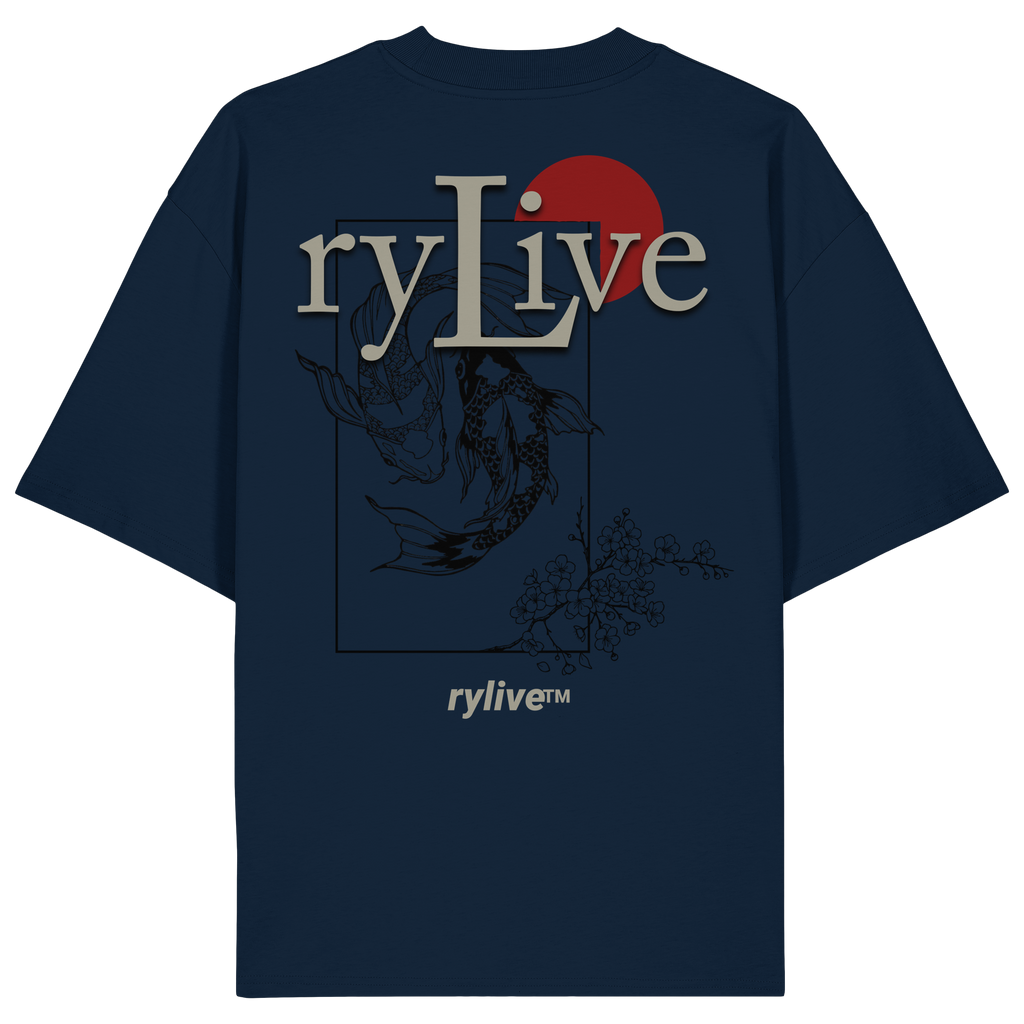 rylive Unisex Oversized T-Shirt // Koi