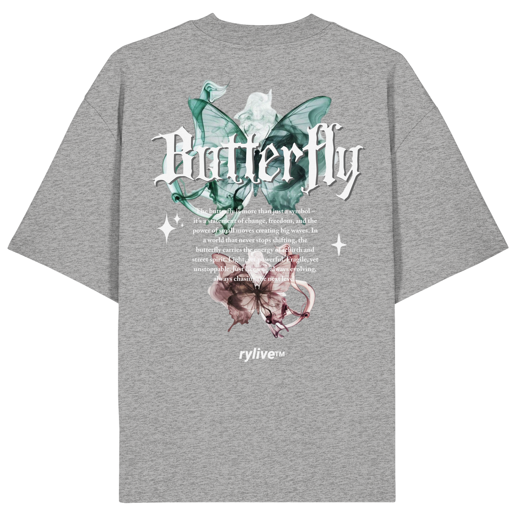 rylive Unisex Oversized T-Shirt // Butterfly
