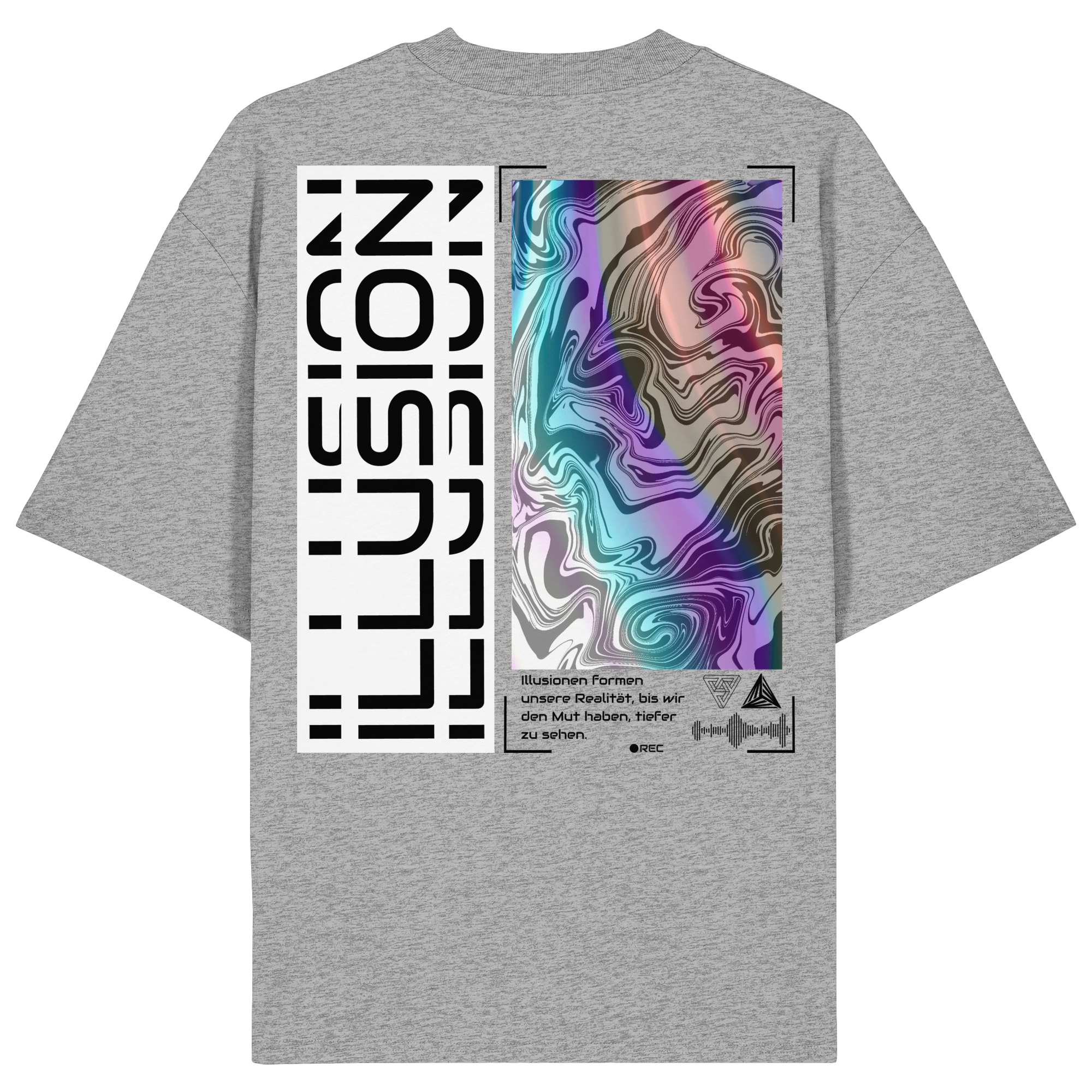 rylive Unisex Oversized T-Shirt // Illusion