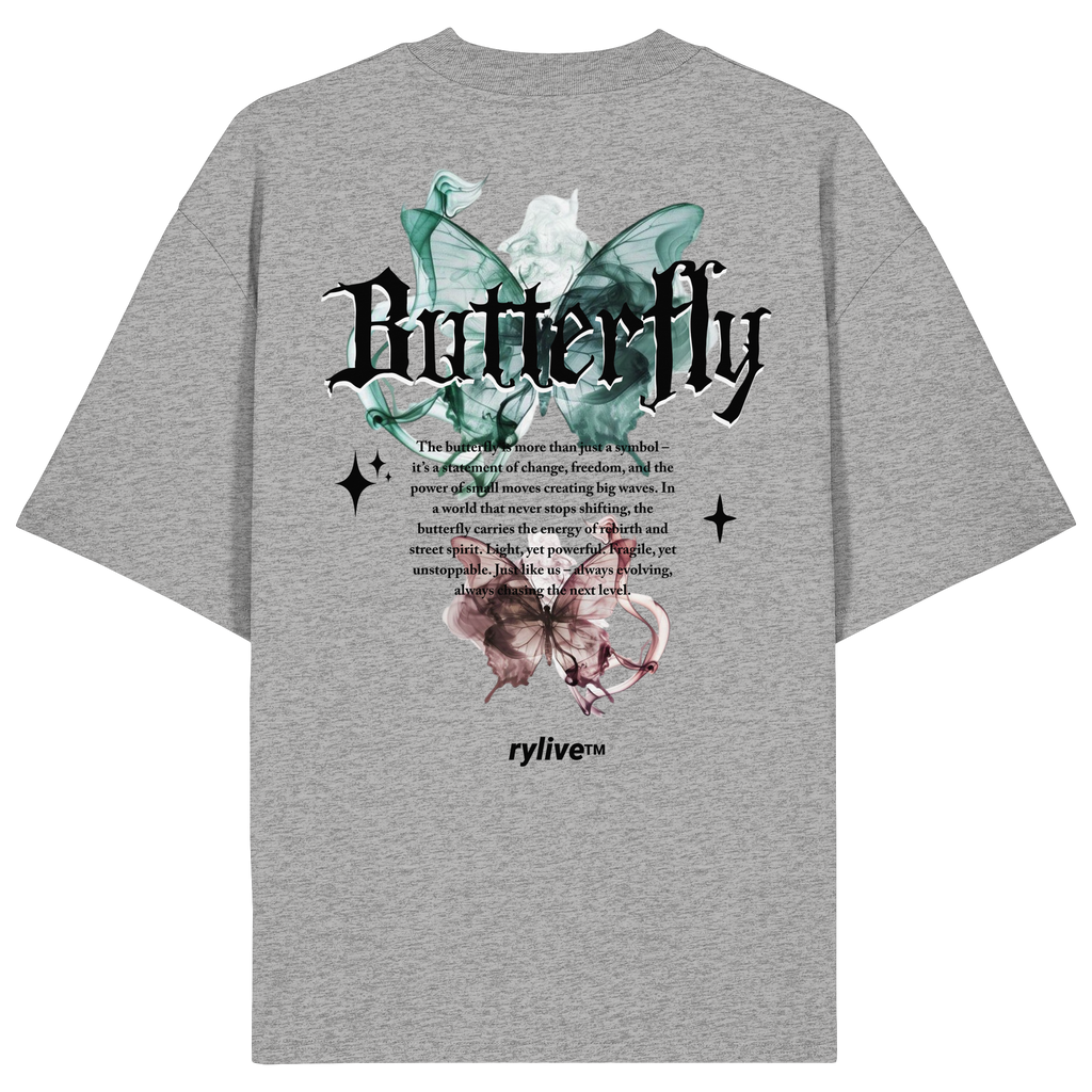 rylive Unisex Oversized T-Shirt // Butterfly