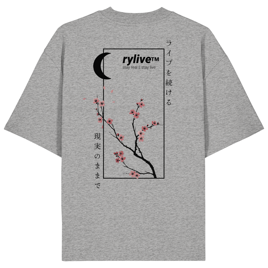 rylive Unisex Oversized T-Shirt // Cherry Blossom
