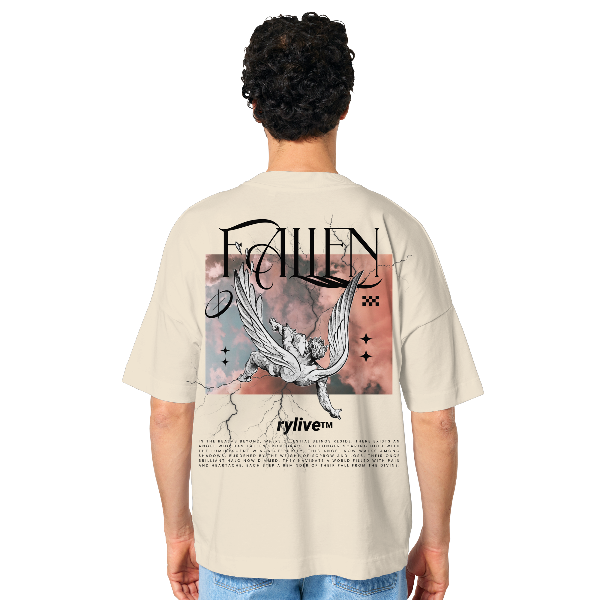 rylive Unisex Oversize T-Shirt // Fallen Angel
